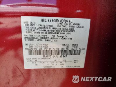 Zdjęcie 12 z 12 samochodu: 2018 FORD TAURUS LIMITED VIN:1FAHP2F84JG129879 - miniatura