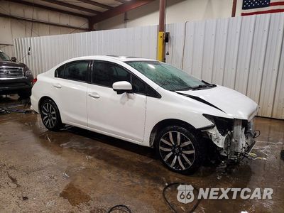 Czwarte zdjęcie samochodu z boku: 2015 HONDA CIVIC EXL VIN:19XFB2F94FE281399 - miniatura