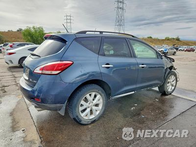 Trzecie zdjęcie samochodu z tyłu: 2013 NISSAN MURANO S VIN:JN8AZ1MW7DW321877 - miniatura