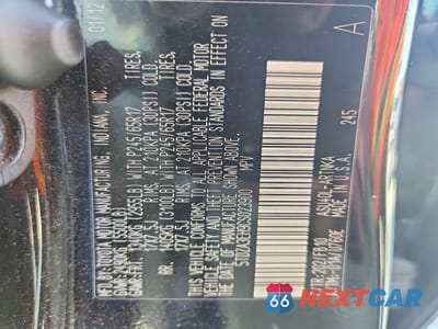 Zdjęcie 13 z 13 samochodu: 2012 TOYOTA HIGHLANDER BASE VIN:5TDZA3EH9CS023900 - miniatura