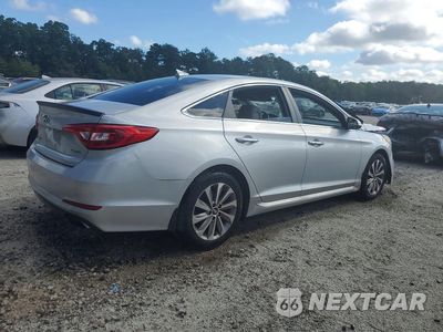 Trzecie zdjęcie samochodu z tyłu: 2017 HYUNDAI SONATA SPORT VIN:5NPE34AF5HH571540 - miniatura