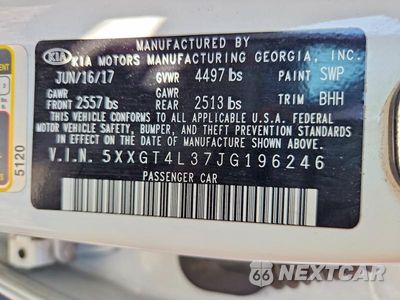 Zdjęcie 12 z 12 samochodu: 2018 KIA OPTIMA LX VIN:5XXGT4L37JG196246 - miniatura
