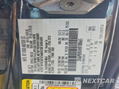 Zdjęcie 13 z 13 samochodu: 2017 FORD FUSION SE VIN:3FA6P0HD4HR188665 - miniatura