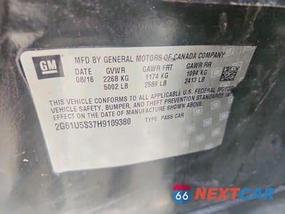 Zdjęcie 12 z 12 samochodu: 2017 CADILLAC XTS VIN:2G61U5S37H9109380 - miniatura