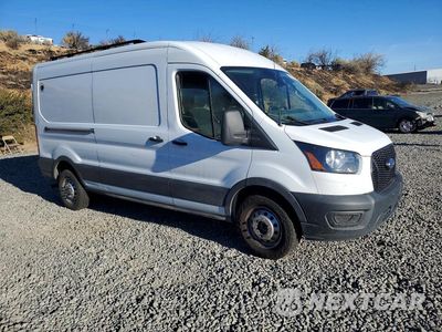 Czwarte zdjęcie samochodu z boku: 2021 FORD TRANSIT 250 DELIVERY VAN VIN:1FTBR2C84MKA43360 - miniatura