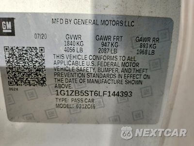 Zdjęcie 13 z 13 samochodu: 2020 CHEVROLET MALIBU LS VIN:1G1ZB5ST6LF144393 - miniatura