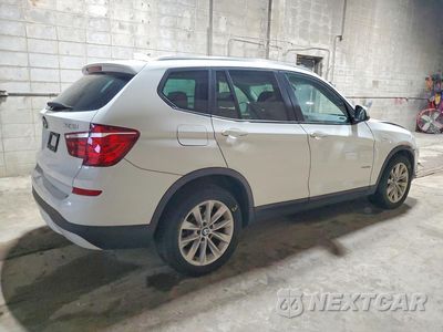 Trzecie zdjęcie samochodu z tyłu: 2017 BMW X3 XDRIVE28I VIN:5UXWX9C32H0T19796 - miniatura