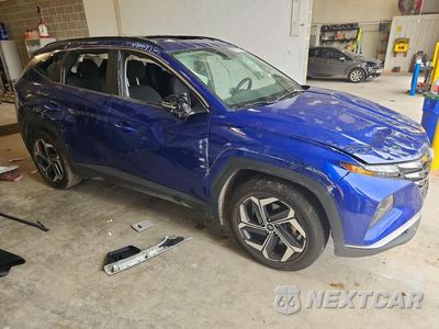 Czwarte zdjęcie samochodu z boku: 2022 HYUNDAI TUCSON SEL VIN:5NMJF3AE8NH065555 - miniatura