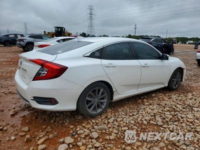 Trzecie zdjęcie samochodu z tyłu: 2019 HONDA CIVIC EX VIN:19XFC1F31KE018820 - miniatura