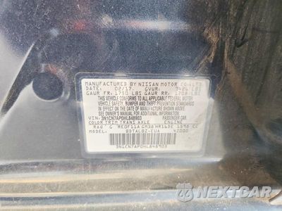 Zdjęcie 12 z 12 samochodu: 2017 NISSAN VERSA 1.6 S VIN:3N1CN7AP0HL848903 - miniatura