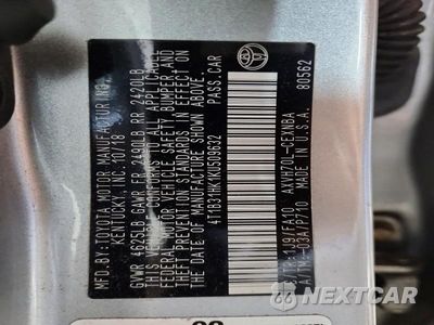 Zdjęcie 13 z 13 samochodu: 2019 TOYOTA CAMRY LE VIN:4T1B31HK1KU509632 - miniatura