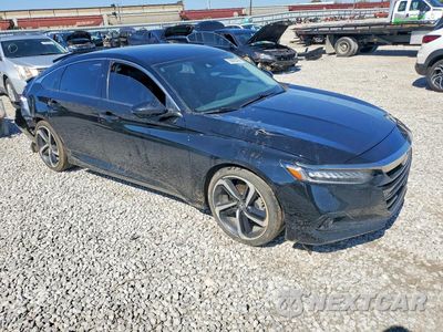 Czwarte zdjęcie samochodu z boku: 2022 HONDA ACCORD SPORT SE VIN:1HGCV1F40NA077582 - miniatura
