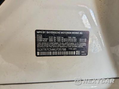 Zdjęcie 13 z 13 samochodu: 2019 BMW X3 SDRIVE30I VIN:5UXTR7C54KLF35788 - miniatura