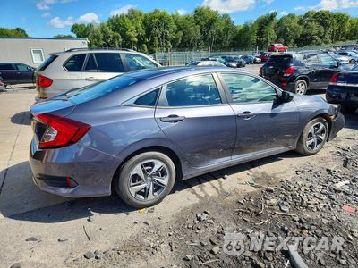 Trzecie zdjęcie samochodu z tyłu: 2019 HONDA CIVIC LX VIN:2HGFC2F62KH605694 - miniatura