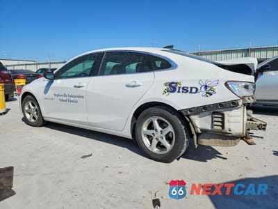 Drugie zdjęcie samochodu z przodu: 2017 CHEVROLET MALIBU LS VIN:1G1ZB5ST4HF226873 - miniatura