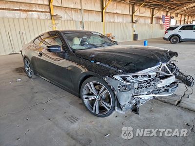 Czwarte zdjęcie samochodu z boku: 2021 BMW 430I VIN:WBA53AP04MCF69656 - miniatura