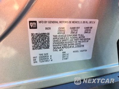 Zdjęcie 12 z 12 samochodu: 2027 CHEVROLET EQUINOX LT VIN:3GNAXPEGXVL105578 - miniatura