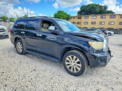 Czwarte zdjęcie samochodu z boku: 2012 TOYOTA SEQUOIA LIMITED VIN:5TDKY5G19CS039037 - miniatura