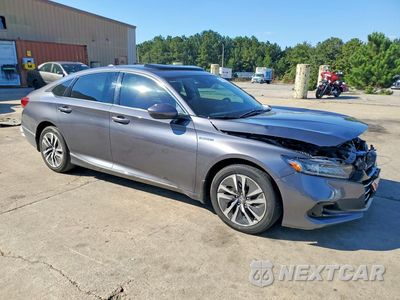 Czwarte zdjęcie samochodu z boku: 2022 HONDA ACCORD HYBRID EXL VIN:1HGCV3F58NA008837 - miniatura