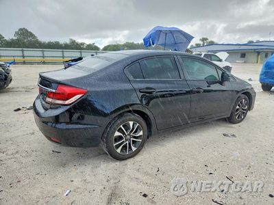 Trzecie zdjęcie samochodu z tyłu: 2013 HONDA CIVIC EX VIN:19XFB2F83DE000049 - miniatura