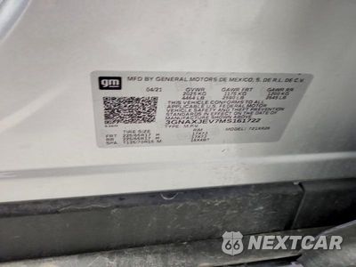Zdjęcie 13 z 13 samochodu: 2021 CHEVROLET EQUINOX LT VIN:3GNAXJEV7MS161722 - miniatura