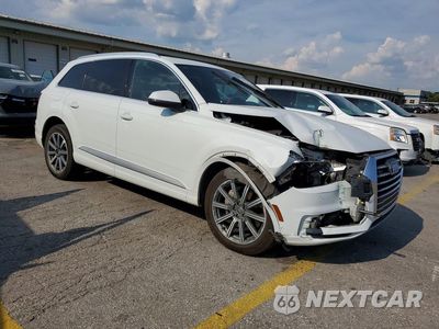 Czwarte zdjęcie samochodu z boku: 2019 AUDI Q7 PREMIUM PLUS VIN:WA1LHAF72KD021082 - miniatura