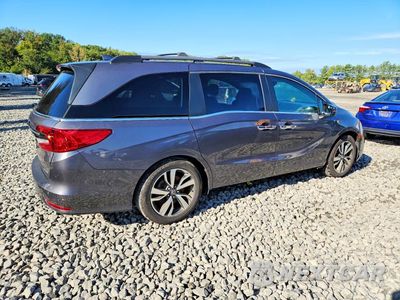 Trzecie zdjęcie samochodu z tyłu: 2022 HONDA ODYSSEY TOURING VIN:5FNRL6H82NB023039 - miniatura