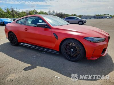Czwarte zdjęcie samochodu z boku: 2021 BMW M4 COMPETITION VIN:WBS33AZ09MCG46117 - miniatura