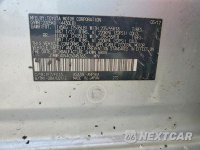 Zdjęcie 13 z 13 samochodu: 2012 TOYOTA RAV4 SPORT VIN:JTMWF4DV4C5045763 - miniatura