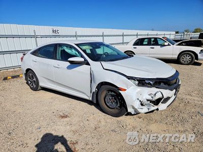 Czwarte zdjęcie samochodu z boku: 2020 HONDA CIVIC LX VIN:19XFC2E62LE001060 - miniatura