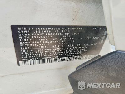 Zdjęcie 13 z 13 samochodu: 2018 VOLKSWAGEN TIGUAN LIMITED VIN:WVGAV7AX3JK005785 - miniatura