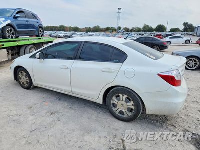 Drugie zdjęcie samochodu z przodu: 2012 HONDA CIVIC HYB 4D L VIN:JHMFB4F31CS007298 - miniatura