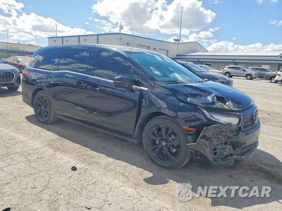 Czwarte zdjęcie samochodu z boku: 2024 HONDA ODYSSEY SPORT VIN:5FNRL6H78RB070945 - miniatura