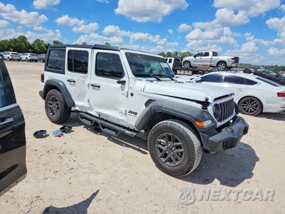 Czwarte zdjęcie samochodu z boku: 2026 JEEP WRANGLER SPORT VIN:1C4PJXDN8TW271965 - miniatura