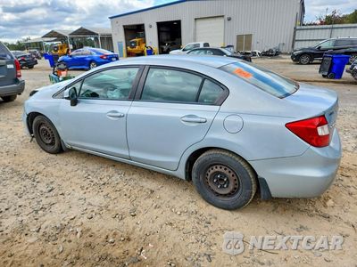 Drugie zdjęcie samochodu z przodu: 2012 HONDA CIVIC LX VIN:19XFB2F50CE028461 - miniatura