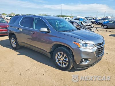 Czwarte zdjęcie samochodu z boku: 2021 CHEVROLET TRAVERSE LT VIN:1GNEVGKW7MJ261084 - miniatura