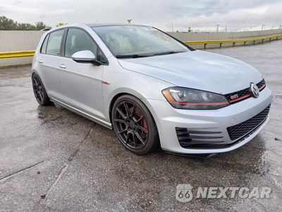 Czwarte zdjęcie samochodu z boku: 2017 VOLKSWAGEN GTI S/SE VIN:3VW447AU5HM071197 - miniatura