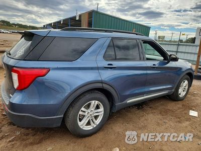Trzecie zdjęcie samochodu z tyłu: 2020 FORD EXPLORER XLT VIN:1FMSK7DH5LGA10056 - miniatura