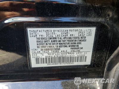 Zdjęcie 12 z 12 samochodu: 2025 NISSAN SENTRA S VIN:3N1AB8BV8SY292045 - miniatura
