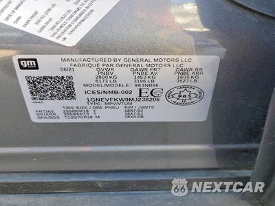 Zdjęcie 13 z 13 samochodu: 2021 CHEVROLET TRAVERSE LS VIN:1GNEVFKW9MJ238206 - miniatura