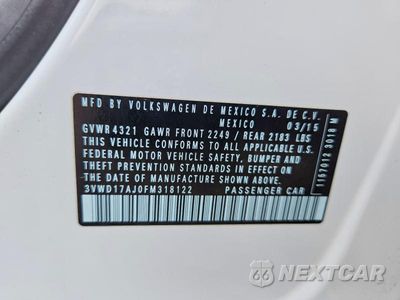 Zdjęcie 13 z 13 samochodu: 2015 VOLKSWAGEN JETTA SE VIN:3VWD17AJ0FM318122 - miniatura