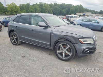 Czwarte zdjęcie samochodu z boku: 2014 AUDI Q5 PRESTIGE VIN:WA1WGAFP1EA122815 - miniatura