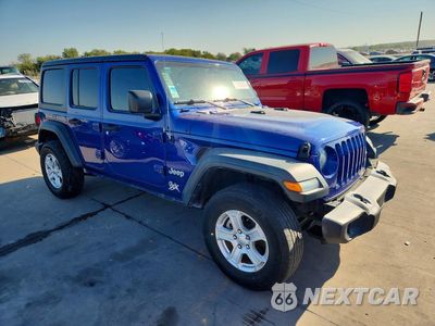 Czwarte zdjęcie samochodu z boku: 2018 JEEP WRANGLER UNLIMITED SPORT VIN:1C4HJXDG9JW203130 - miniatura