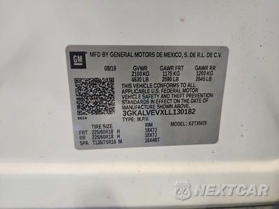 Zdjęcie 13 z 13 samochodu: 2020 GMC TERRAIN SLT VIN:3GKALVEVXLL130182 - miniatura