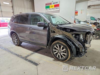 Czwarte zdjęcie samochodu z boku: 2021 HONDA PILOT EXL VIN:5FNYF6H5XMB052733 - miniatura