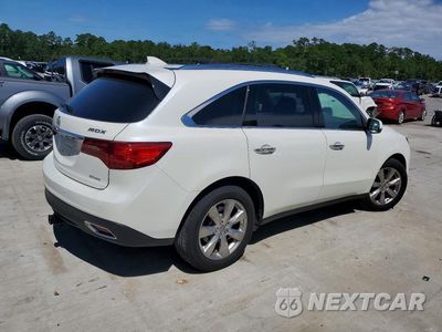 Trzecie zdjęcie samochodu z tyłu: 2016 ACURA MDX ADVANCE VIN:5FRYD4H98GB051340 - miniatura