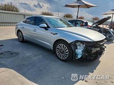 Czwarte zdjęcie samochodu z boku: 2025 HYUNDAI SONATA HYBRID SEL VIN:KMHL34JJ5SA123899 - miniatura