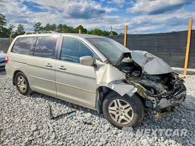Czwarte zdjęcie samochodu z boku: 2007 HONDA ODYSSEY EXL VIN:5FNRL38757B089755 - miniatura