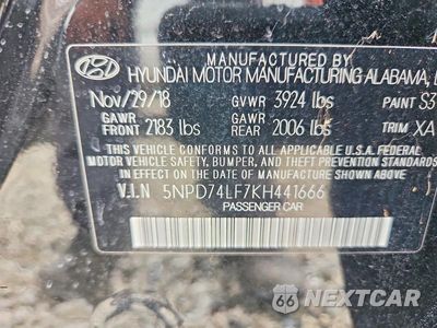 Zdjęcie 13 z 13 samochodu: 2019 HYUNDAI ELANTRA SE VIN:5NPD74LF7KH441666 - miniatura