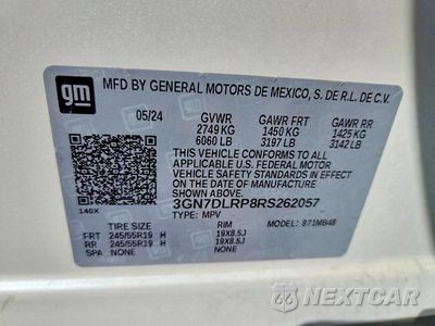 Zdjęcie 13 z 13 samochodu: 2024 CHEVROLET EQUINOX 2LT VIN:3GN7DLRP8RS262057 - miniatura